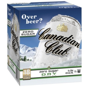 Picture of Canadian Club n Dry Zero Sugar 18pack Cans 330ml