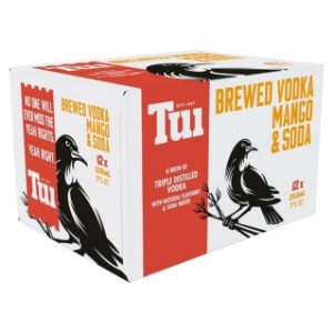 Picture of Tui 7% Vodka Mango 12pk Cans 250ml