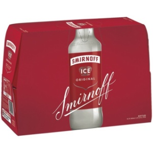 Picture of SmirnOff Ice 5%  10pk Btls 300ml