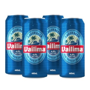 Picture of Vailima Lager 4.9% 24pk 440ml Cans