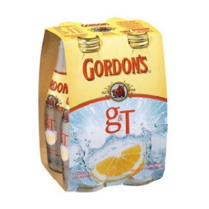 Picture of Gordons G&T 7% 4pk Btls 250ml