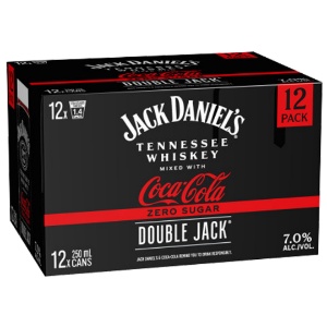 Picture of Jack Daniels Double Jack n Coke 7% 12pk Cans 250ml